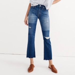 Madewell Cali Demi Boot Jeans: Unpatched Edition